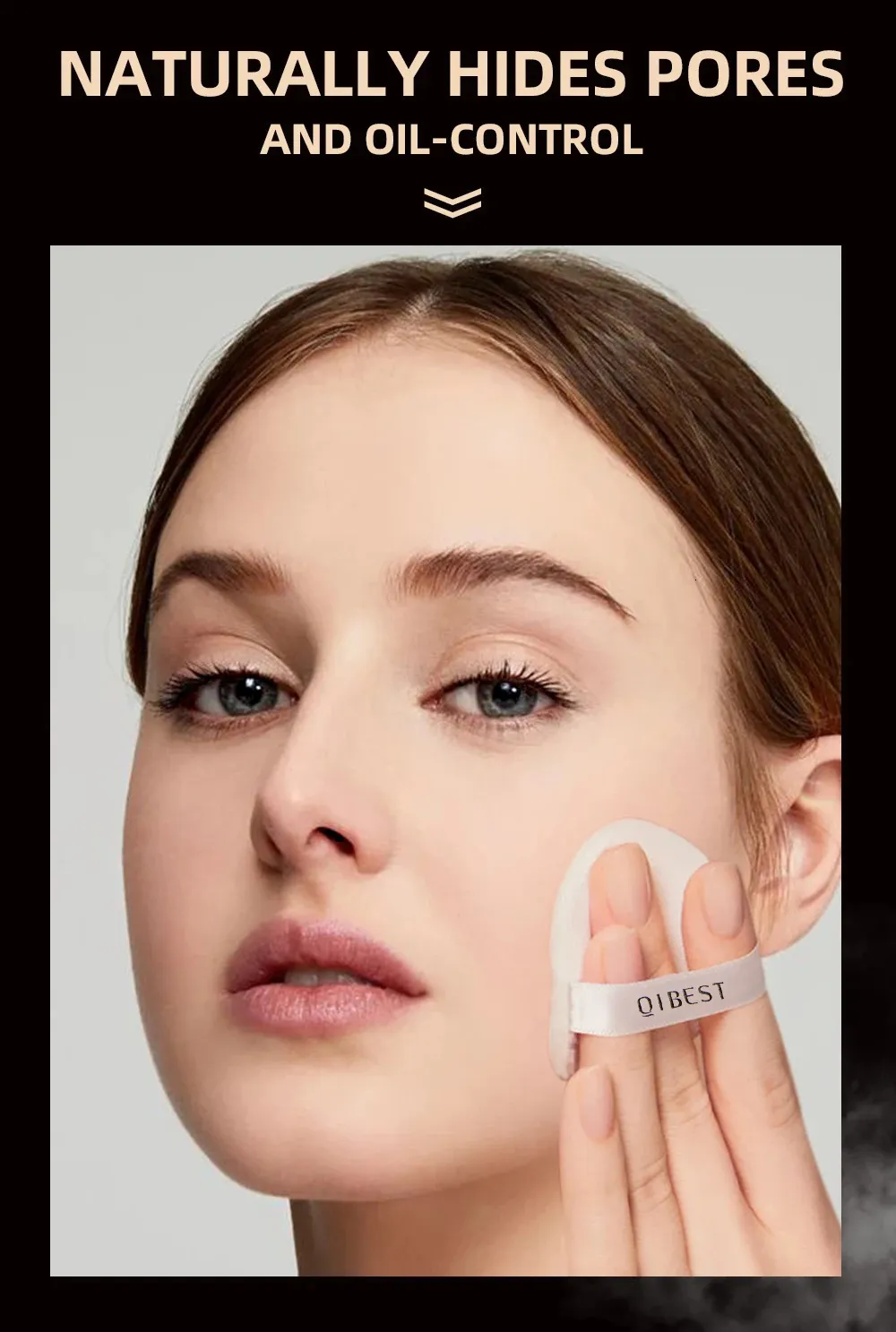 Full Coverage Setting Powder QI Professional Matte Loose Powder Face Setting Powder Waterproof Oil ...