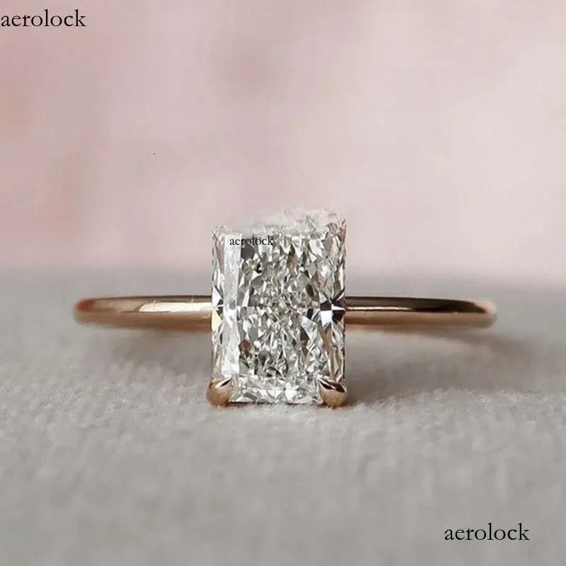 Weißgoldener Verlobungsring, 2 Karat Solitär, im Labor gezüchteter Diamant_voghion.com