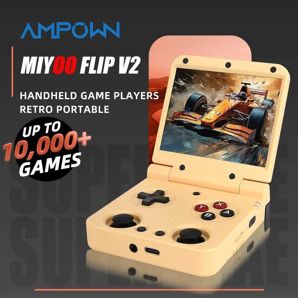 대량 Retro Folding Handheld Game Console Miyoo Flip V2 폴드 핸드 헬드 게임 플레이어 콘솔  휴대용 비디오 게임 35 Linux 시스템 레트로 게임 콘솔 접을 수있는 선물 Z250928 구매로 큰 절약 | DHgate에서의  최고의 ...