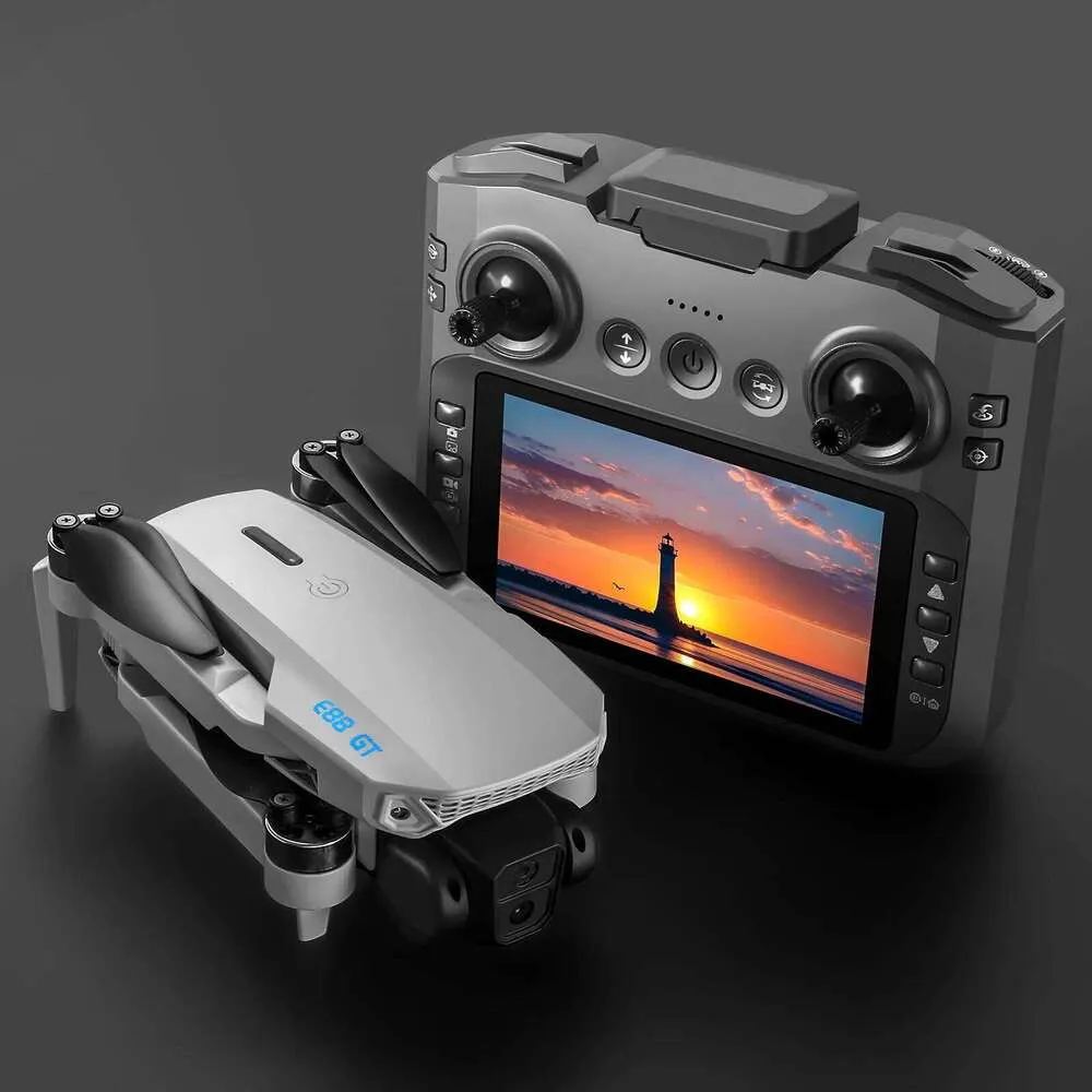 E88gt 4.3 Inch Large Screen Drone Brushless Motor, Dual 8K HD Cameras ...