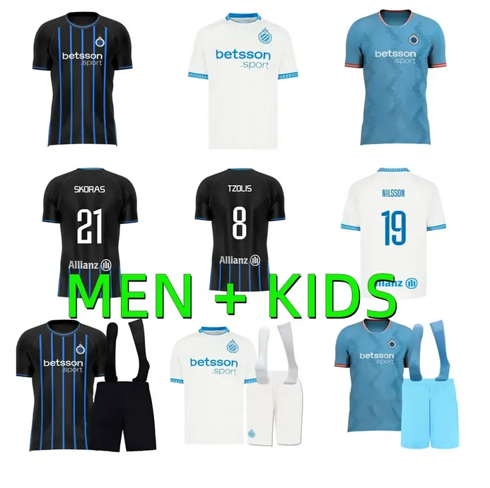 25 26 ClUb BrUGge Soccer Jerseys SKOV OLSEN JUTGLA Fans Version