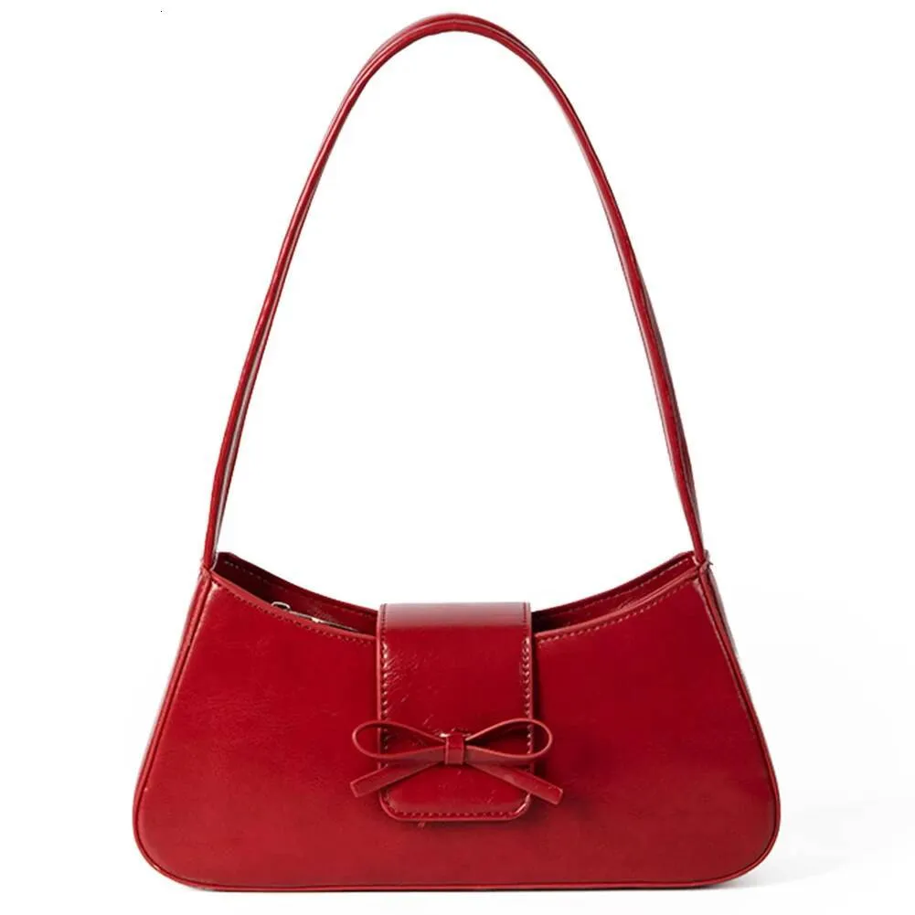Hycurey PU Leather Shoulder Handbag – Cute Retro Y2K Underarm