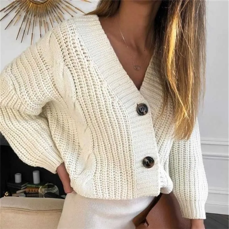 Strickjacke Damen Kurz Frühling Herbst Fashion Vin Produktbild-Vorschau 8