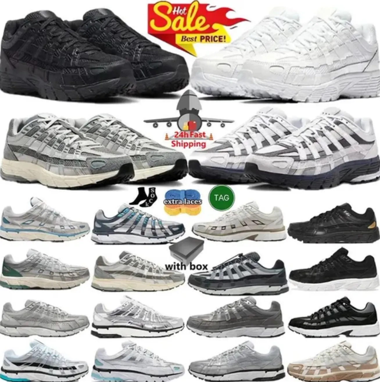 P6000 Box Box Designer P6000 Running Shoes Men Women Sneakers... From ...