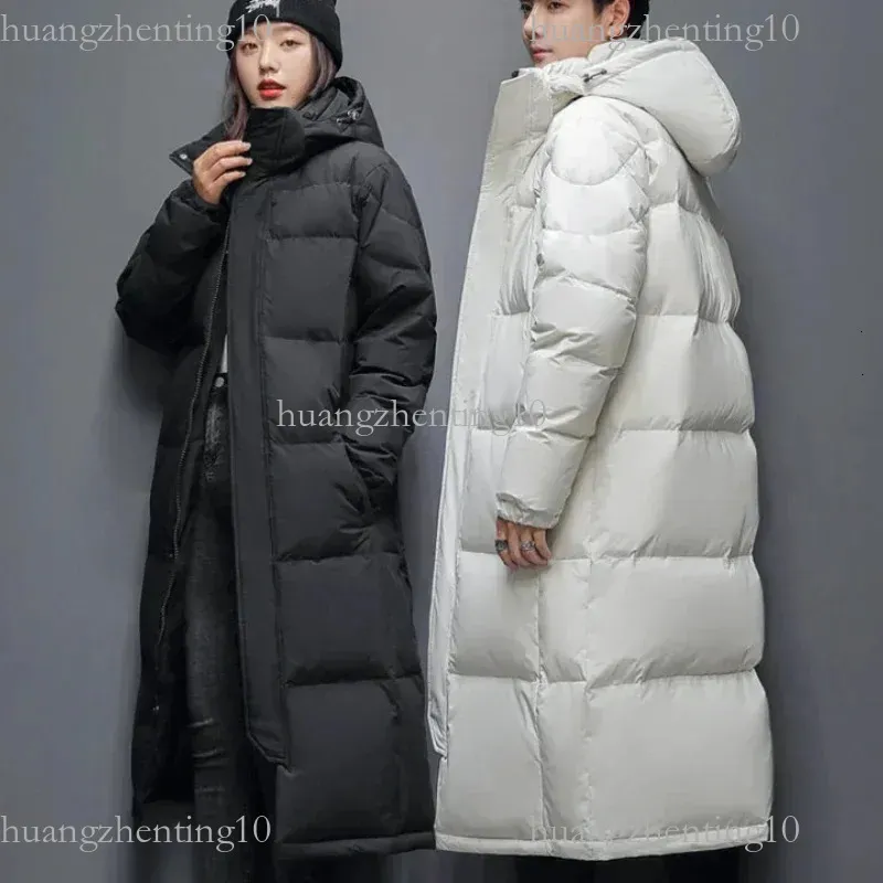 Chaquetas de invierno para mujer, abrigo acolchado de plumón de longitud media, chaqueta ligera e impermeable con capucha, talla grande, gabardina delgada, abrigo cálido con cremallera completa y