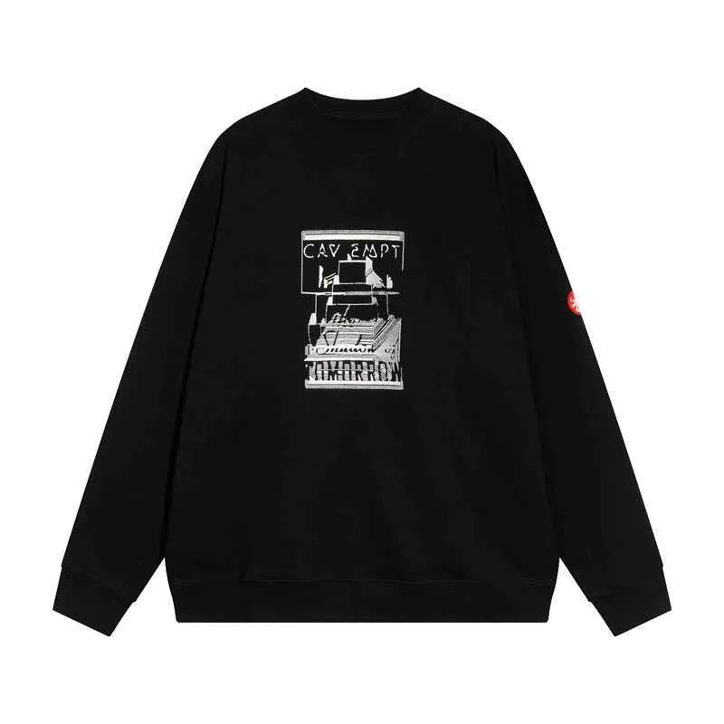 Cav Empt CE Sweatshirts Men Woman PATCH CREW NECK Hoodie Vintage