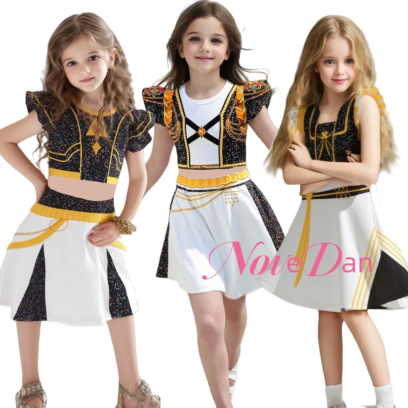 slim fit dress slacks Rumi READY TO SHIP Limited Stock Rumi Golden Black Costume for Kids Sh –  Princess Twirl main image 1