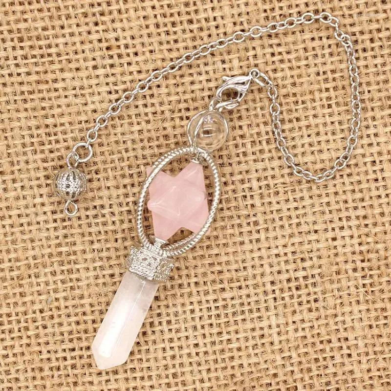 Collane Con Pendolo Di Pietre Preziose Curative - Cristallo E - Foto 4