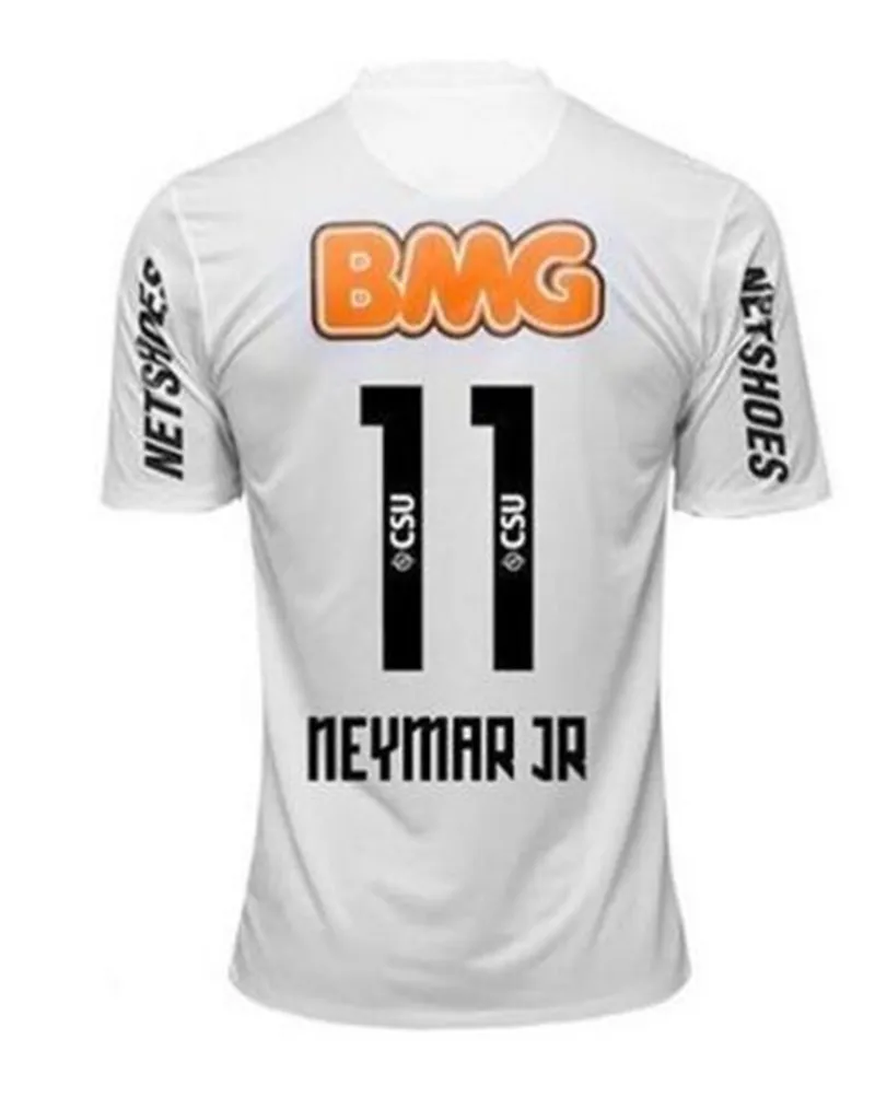 Maillot De Football Rétro JEUNESSE Neymar Jr #11 - Ensemble Noir Brésil Nike - Taille L Enfants