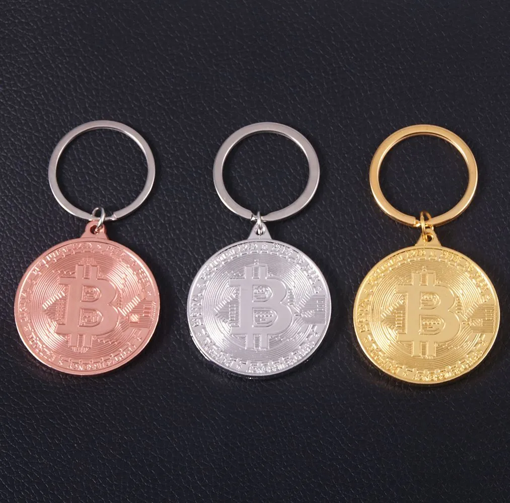 Coin Keychain, Gold Plated Token Key Chain, Novelty Party Favor, Metal ...