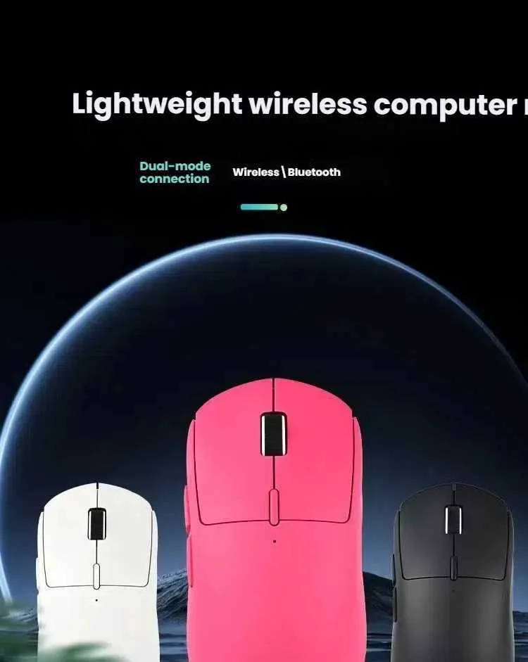 A New Generation M348 Lightweight Wireless Mouse, 6-Speed 6400 DPI, 1K ...