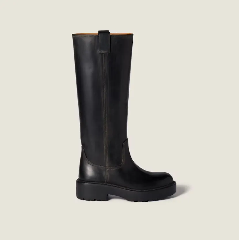 Stivali texani camperos beige scamosciati con tacco western - Follie by Alice