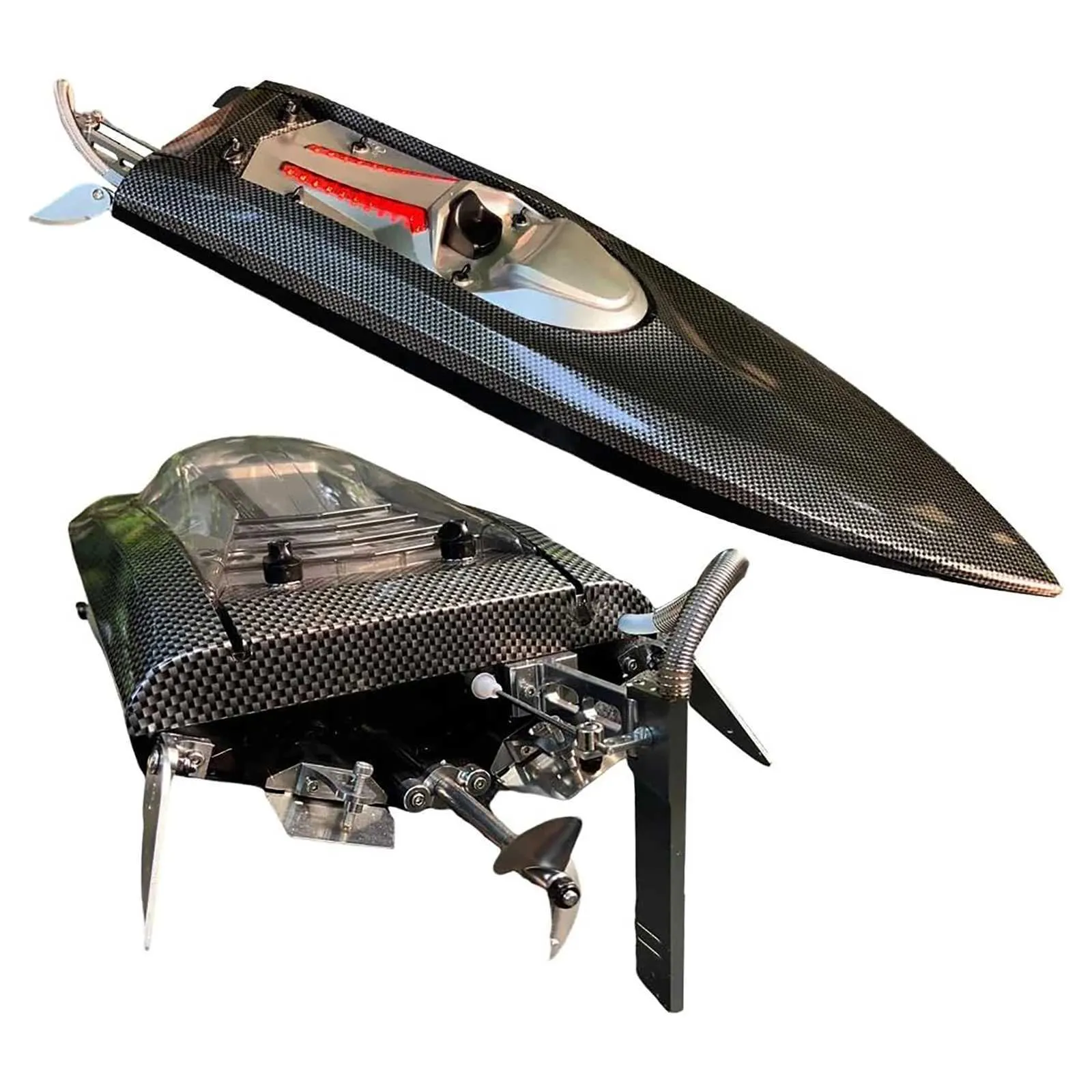 Remote Control Boat Large 25inch Large Remote Control Boat Electric RC Brushless Watercraft with ...