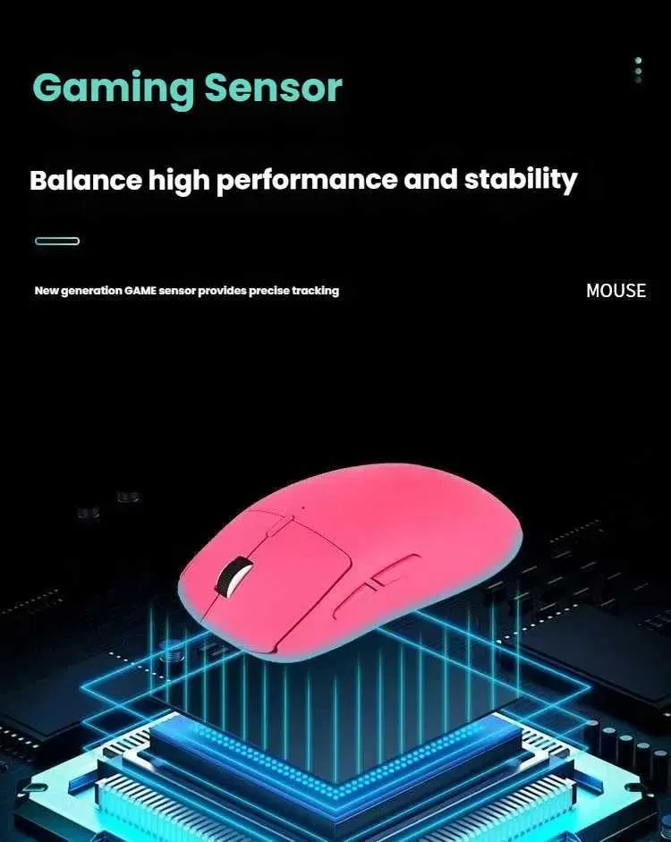 A New Generation M348 Lightweight Wireless Mouse, 6-Speed 6400 DPI, 1K ...