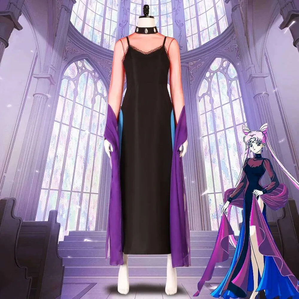 Cosplay Gown Black Small Serenity Moon Uniform Full Sleeve Broadcloth  Acrylic Polyester from Dhgate Anime Costumes - price 48.24