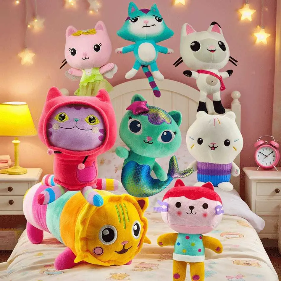 Gabbys Dollhouse Gabby Dollhouse Plush Mercat Cartoon Stuffed Animal ...