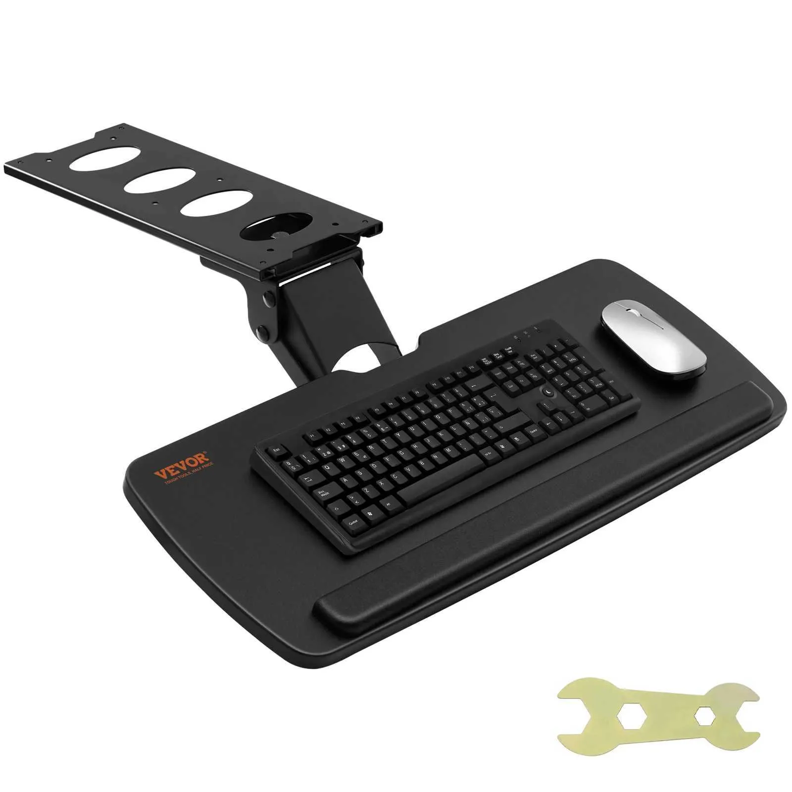 VEVOR Adjustable Keyboard Slider For Desk With Height And Angle Control ...