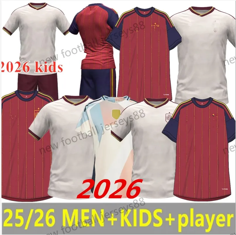 NUEVO 2025 2026 ESPAÑA Camisetas De Fútbol PEDRI GAVI LAMINE YAMAL