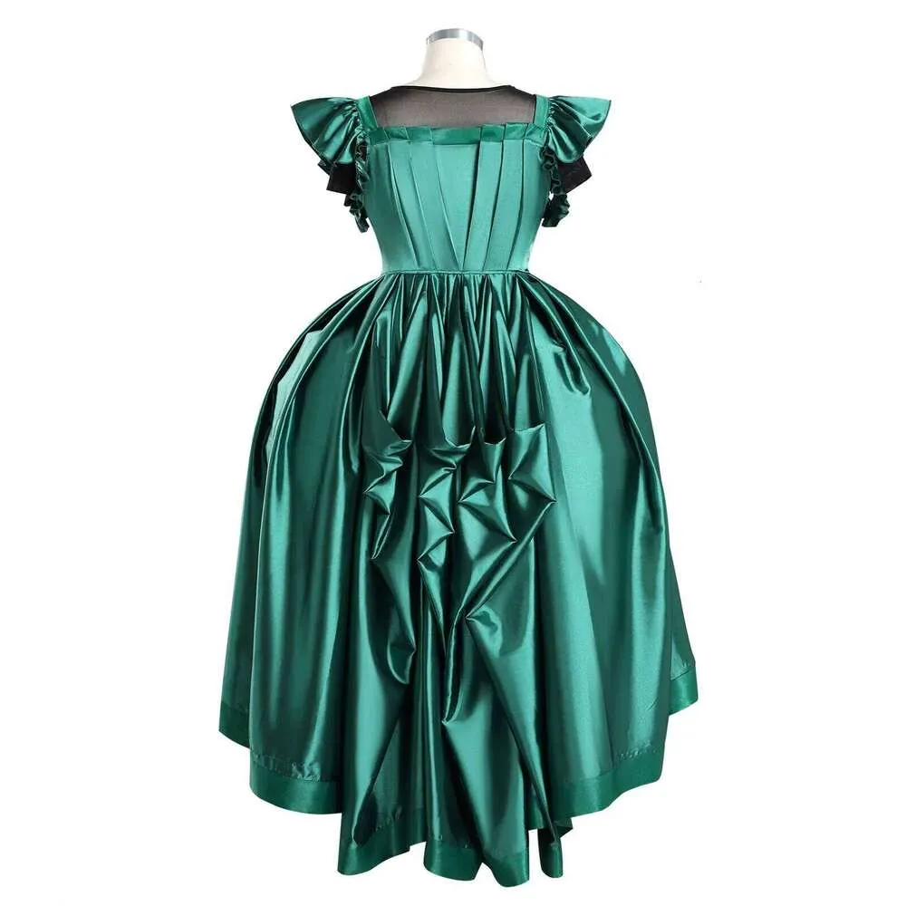 open lace back dress Girls Enid Dance Outfit Wednesday Enid Sinclair Dress Kids Halloween C   Becostume