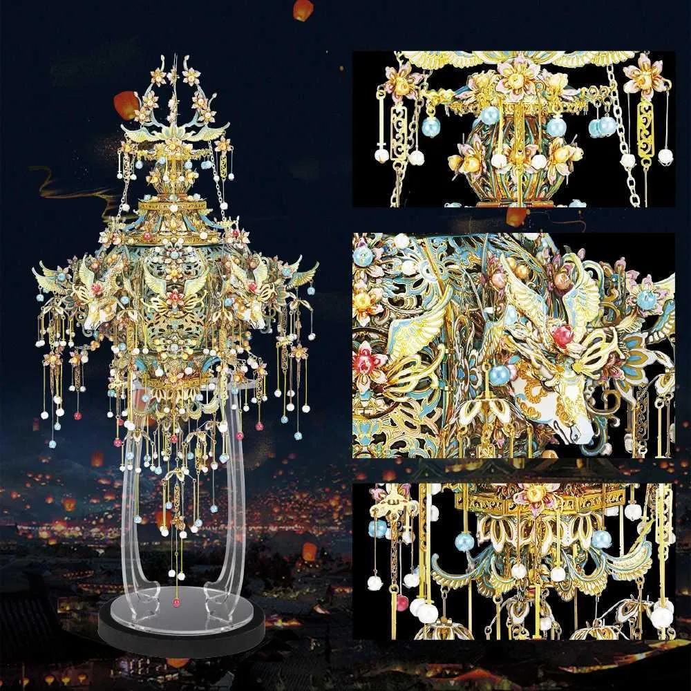 Piececool Puzzle 3D Metal Ámbar Libélula Modelos, Insecto Artesanía Maqueta Kits para Adultos para Construir