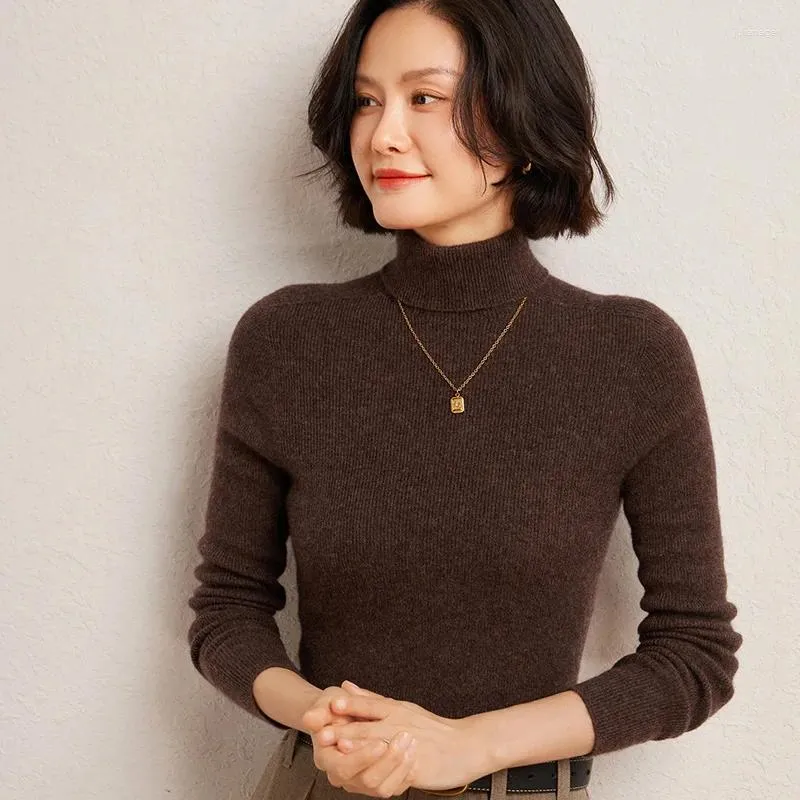 Maglioni Lunghi Donna Elegante Moda Casual Top In Maglia Primaverile - Foto 10