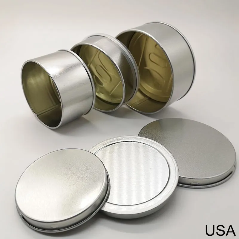 Empty Metal Tin Cans 3.5g   Food Grade Child... 