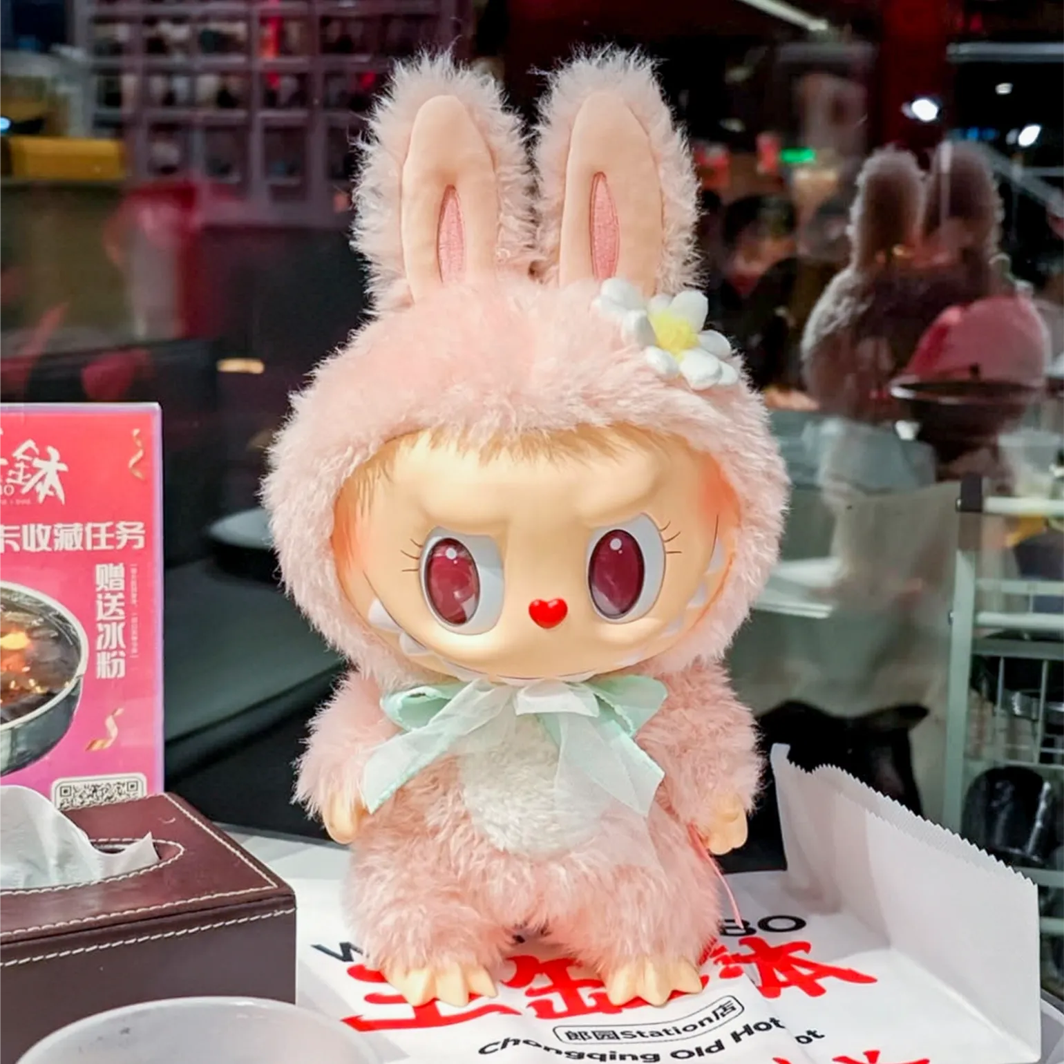 LABUBU ビッグ スイートMOKOKO Pop Mart Labubu Mokoko Close to Sweet Vinyl Plush Doll - US