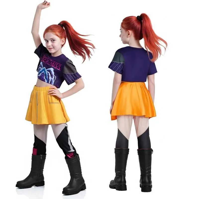 Style B,160cm Costume Cosplay Bambini Kpop Cacciatori Di Demoni Rumi Mira Zoey Vestito Festa Halloween~p151113598 - Foto 9