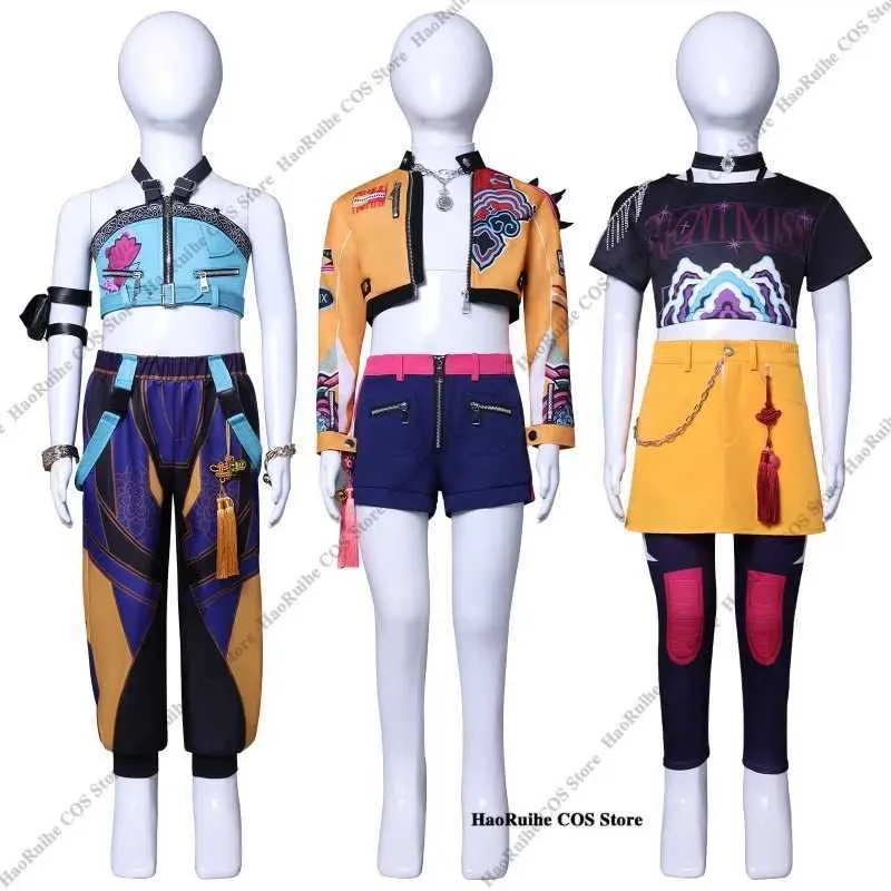 Disfraz Anime Hunters Rum-i Para Mujer – Chaqueta Y Shorts, Ideal Para Halloween Y Cosplay De Cantante Pop
