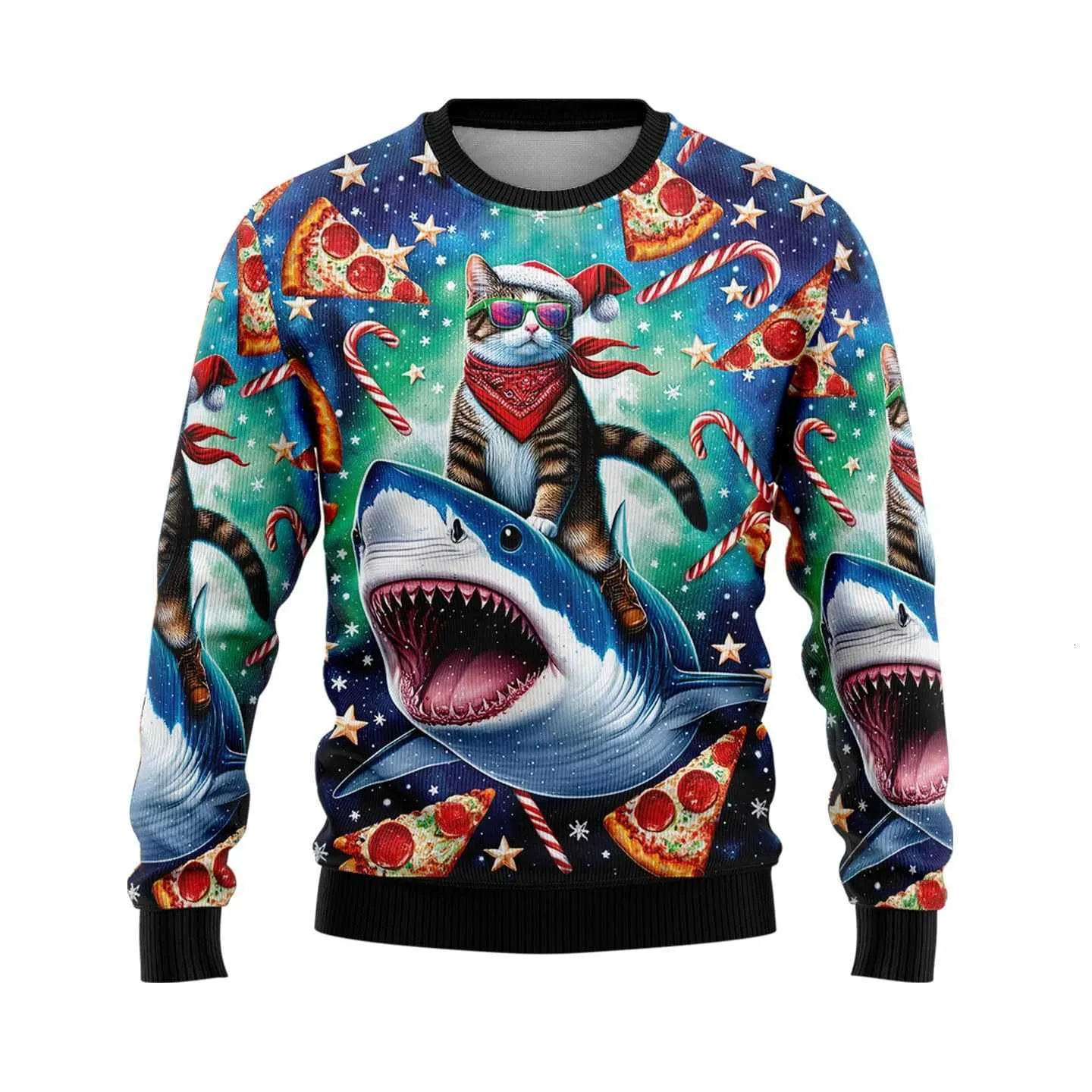 ODOKEI Maglioni Natale Famiglia Felpa Natale Maglioni Natalizi Maglione - Foto 8