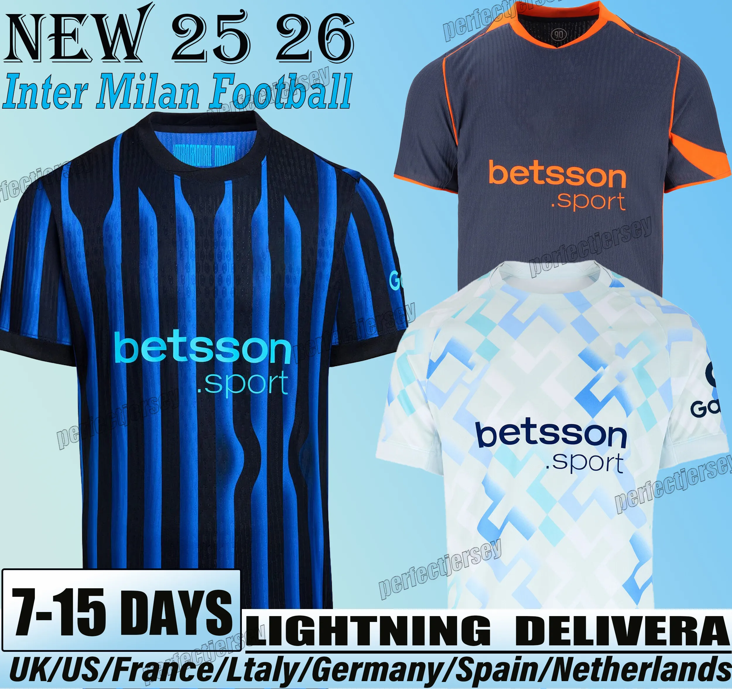 Inter Milan Jersey 2025/26 Official Soccer Jersey Lautaro