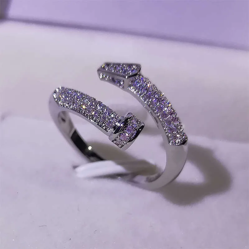 Jewellery Finery Exquisite Classic Stud Ring Micro Pave Zirconia Hand Jewelry Accessories For Daily Wear Delicate_voghion.com