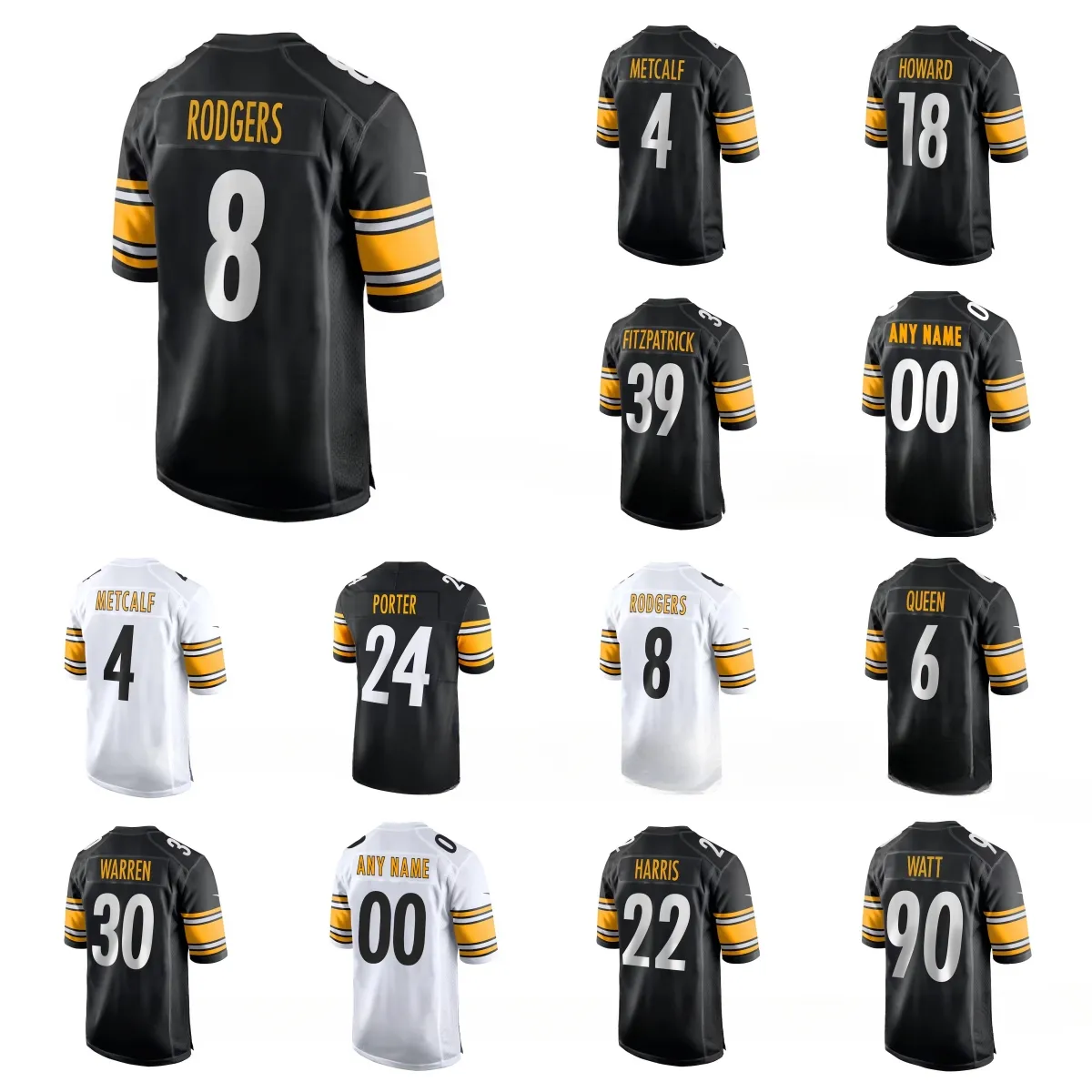 Aaron Rodgers DK Metcalf Will Howard Kaleb Johnson T.J. Watt Pat ...
