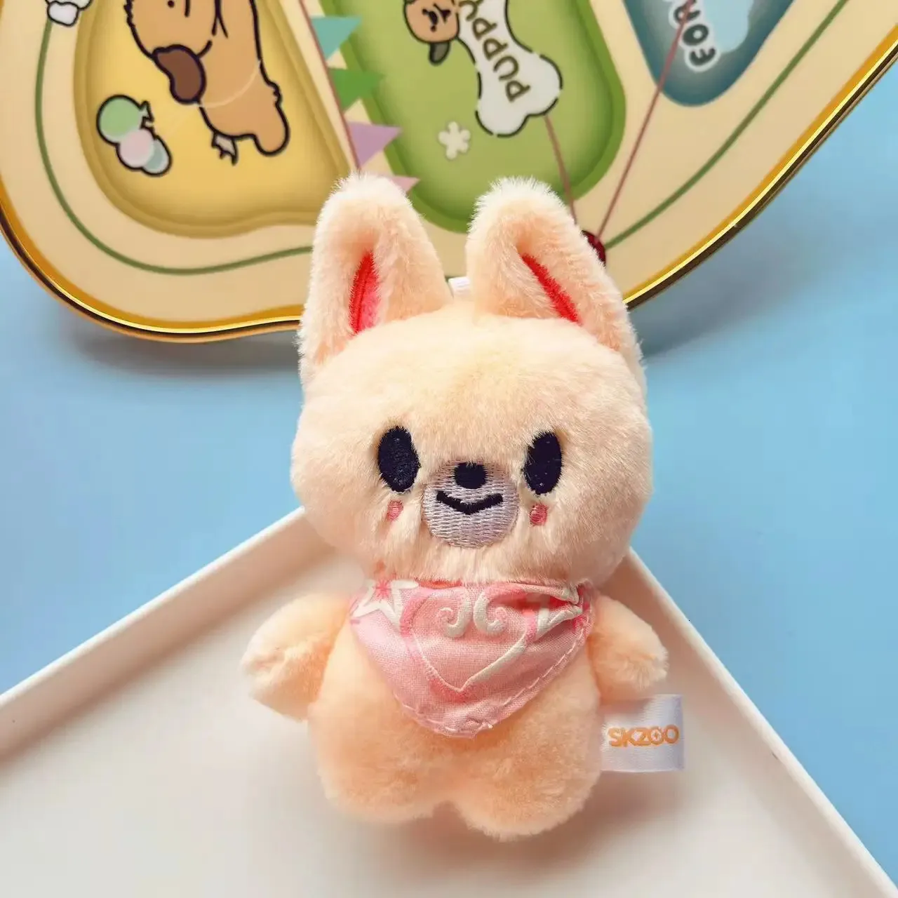SKZOO Stray Kids ぬいぐるみ キーホルダー ソフトスカーフ ビーンアイ