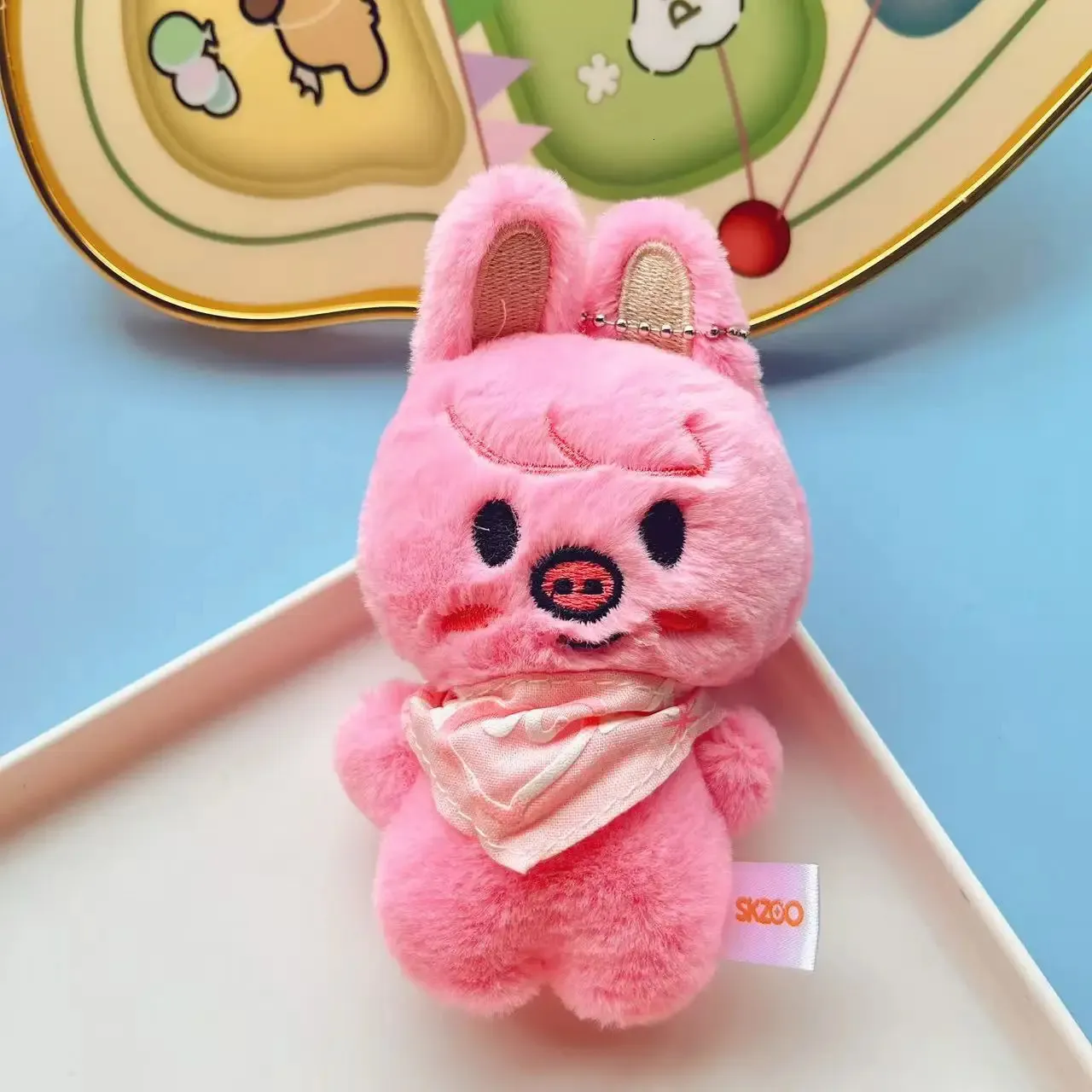 SKZOO Stray Kids ぬいぐるみ キーホルダー ソフトスカーフ ビーンアイ