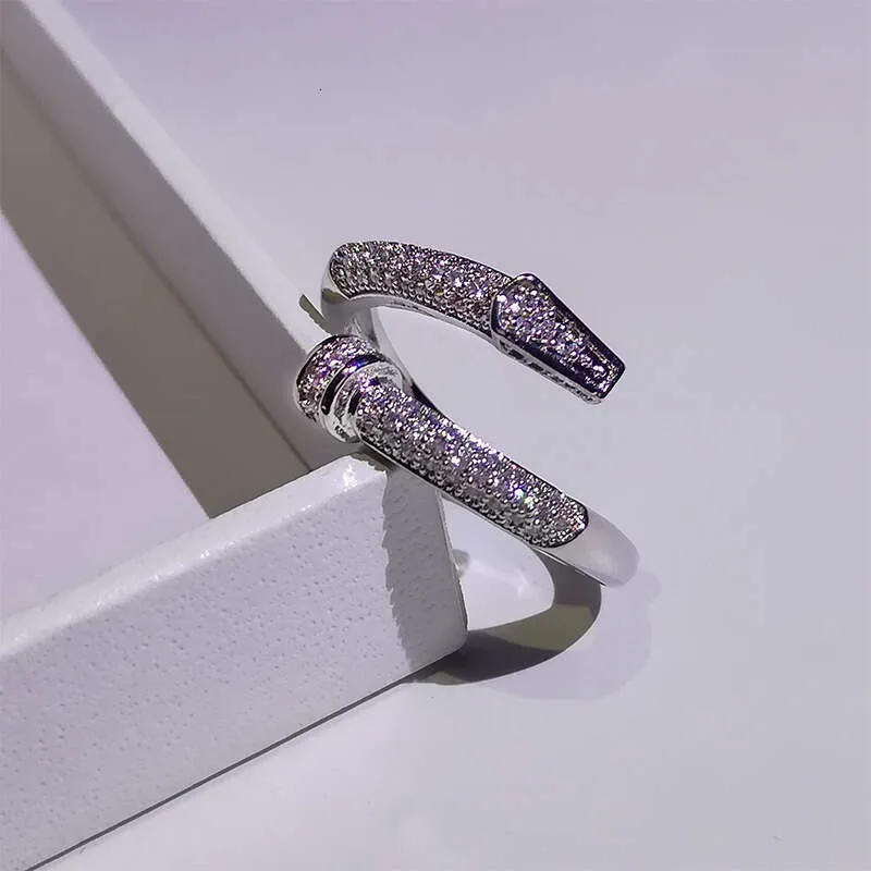 Jewellery Finery Exquisite Classic Stud Ring Micro Pave Zirconia Hand Jewelry Accessories For Daily Wear Delicate_voghion.com
