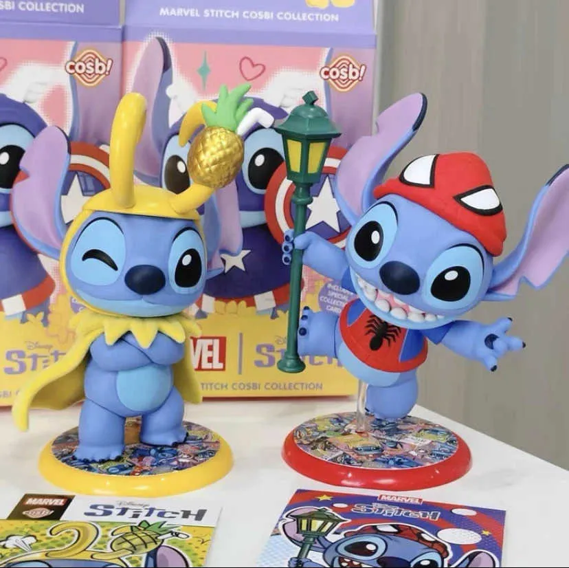 Disney Yeni 100 Orijinal Hottoys Marvel Dikiş Cosbi Serisi Anime