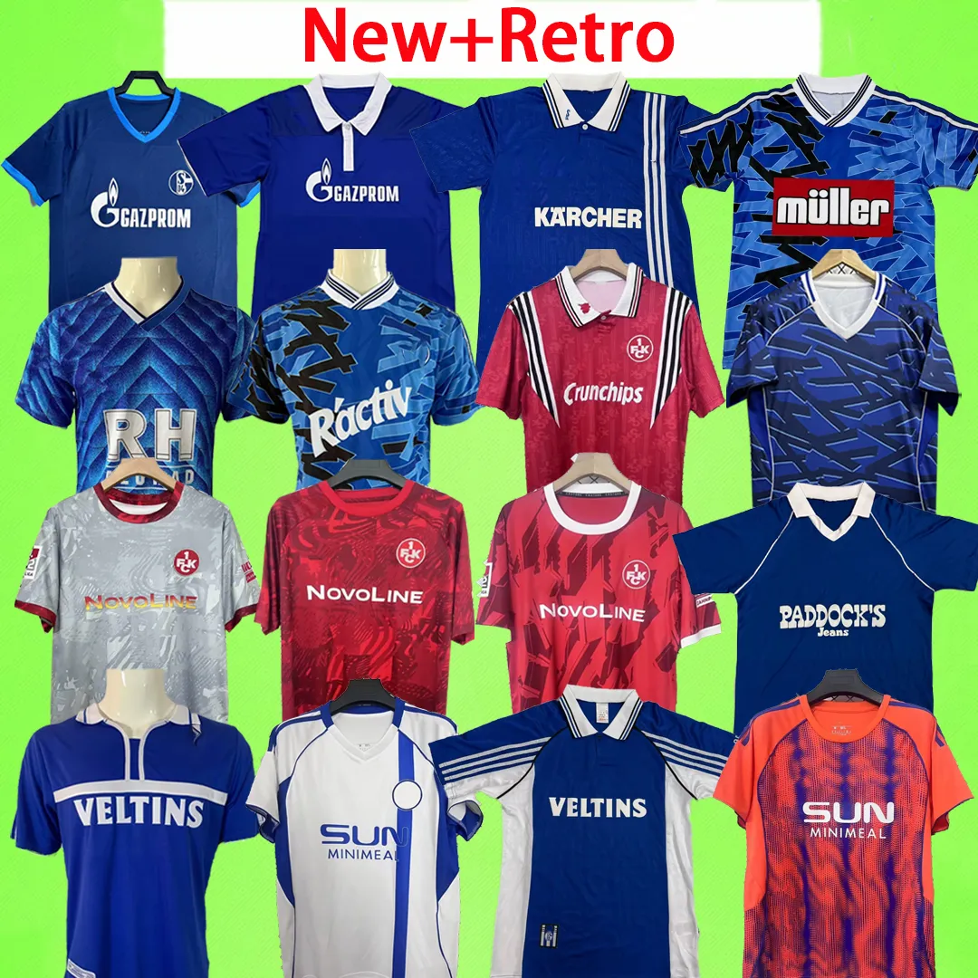 Schalke 2024/25 Home/Away/Third Soccer Jersey Retro 04 05 11 12