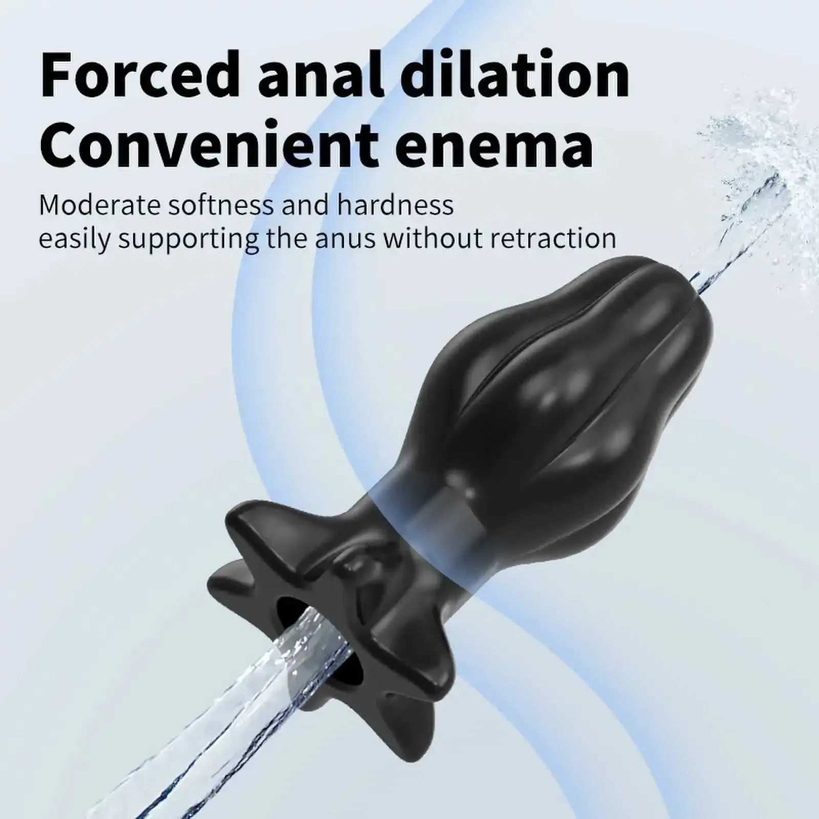 forced anal plug Silicone Forced Butt Plugs main image 1