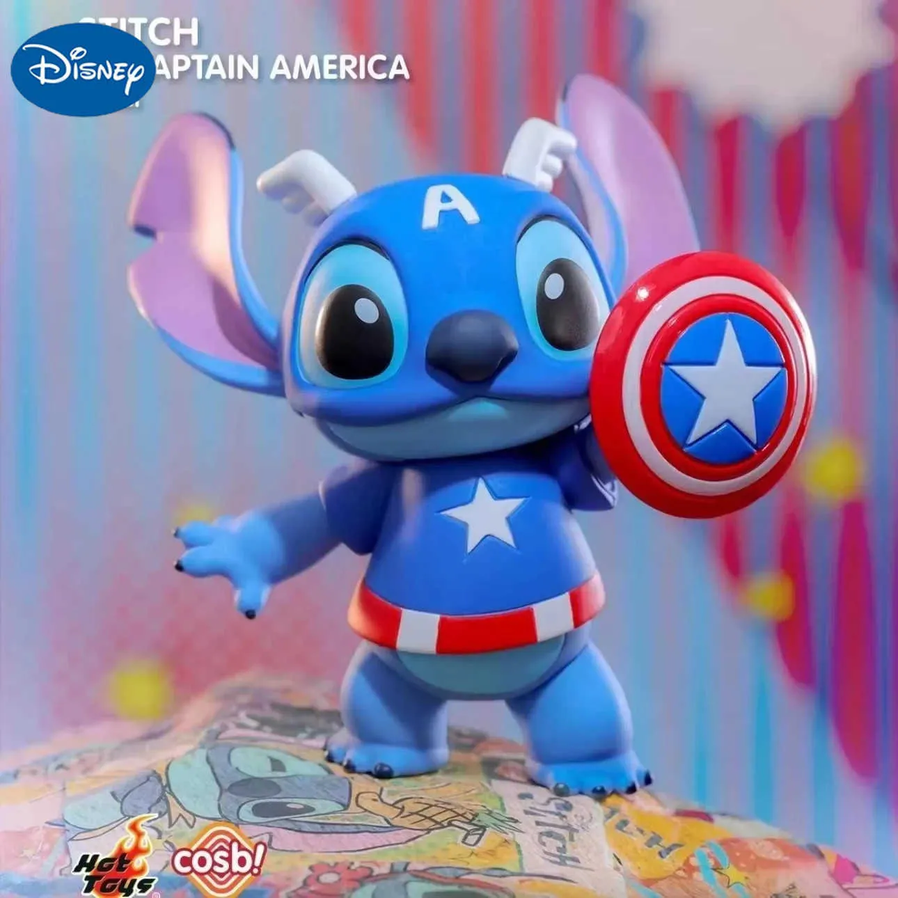Disney Orijinal Kör Kutu Hottoys Marvel Stitch Cosbi Serisi