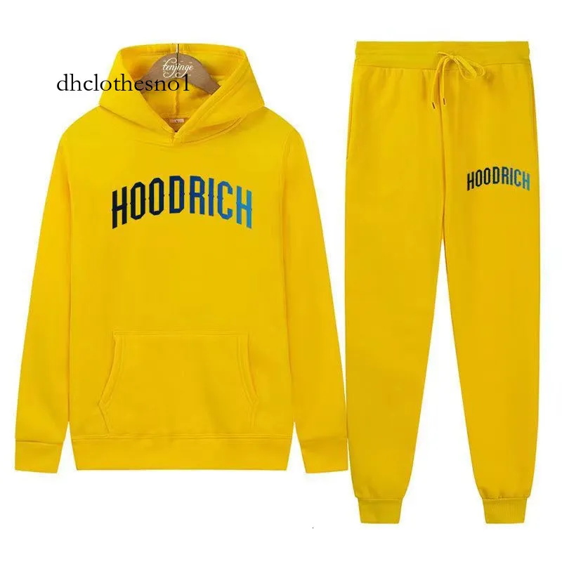 Save Big on Bulk Hoodrich Tracksuit Luxury Designer Letter Towel Winter  Sweatshirt Hoodie Set For Men Colorful Blue Solid Streetwear Fashion Warm 