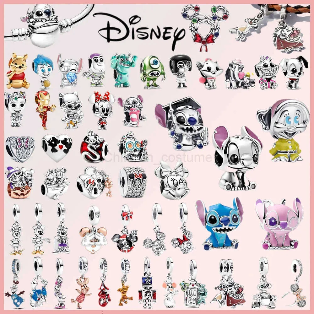 Disney Deadpool Stitch Minnie Winnie 925 Sterling... 