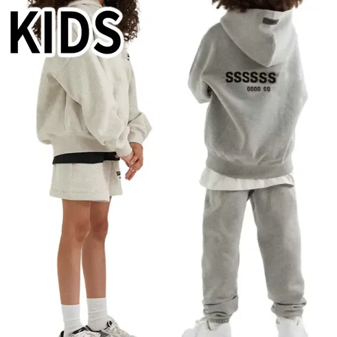 Oversized Fleece Sandro Hoodie And Pants Set For Kids... 