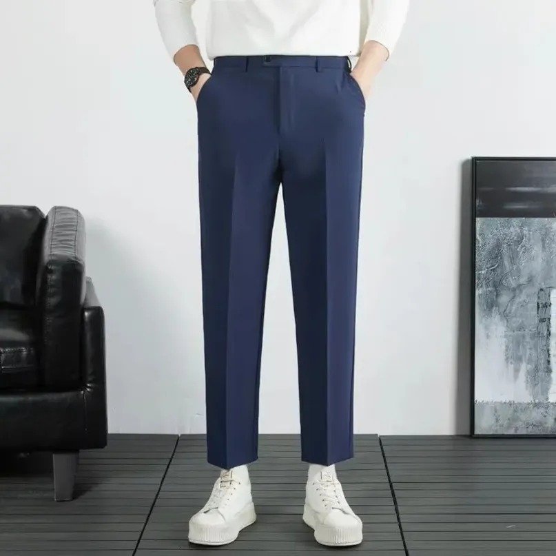 korean formal dress for men Mens Tailoring Pants Summer Elegant Man Trousers... From Keng02, $17.03 Model Kristen