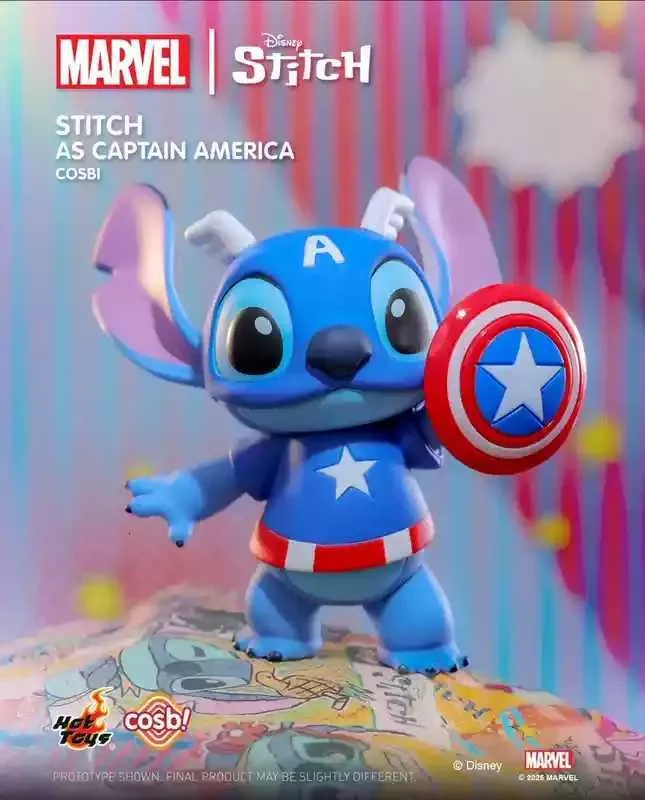 Disney Orijinal Kör Kutu Hottoys Marvel Stitch Cosbi Serisi