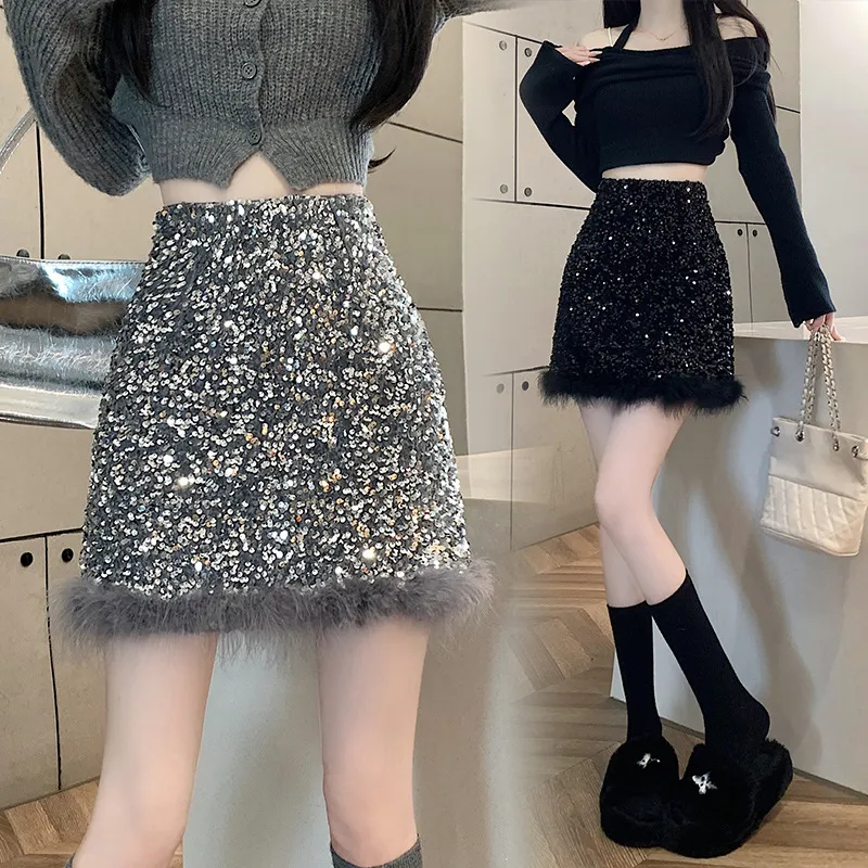 mini skirt dress designer PERLA Flared Mini Dress