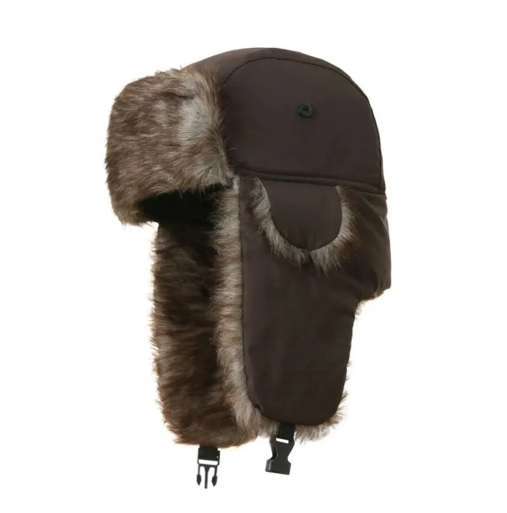 Connectyle Winter Trapper Hat with Faux Fur Ear Flaps  display picture 3