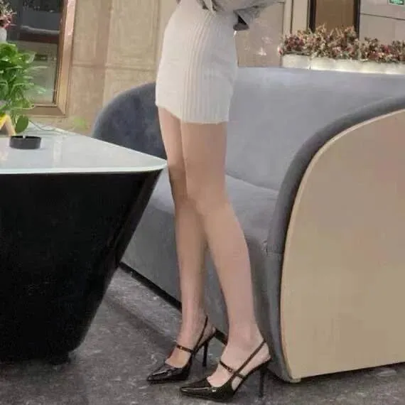 Comfortable Women's Stiletto Sandals Closed Toe Elegant Heels_voghion.com