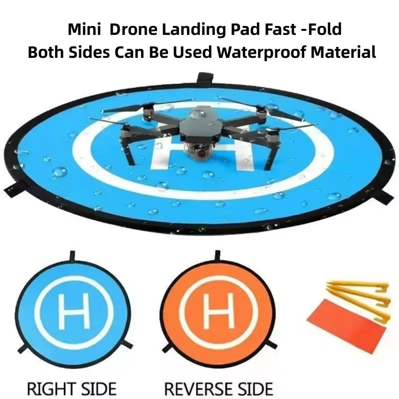 24% OFF RF06 Universal Foldable Drone Landing Pad – 55cm/75cm Compatibility, Anti‑Slip Apron for Quadcopters