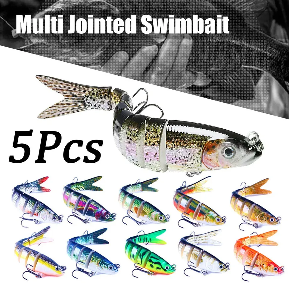 bionic multi jointed fish lures HENGJIA JM061 Multi-segment Lure Submerged Lures, Size: 10 Garmade grabbing the attention of fish. Multi-Jointed Fishing Lure, Slow Sinking